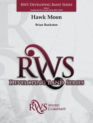 Hawk Moon Concert Band sheet music cover Thumbnail